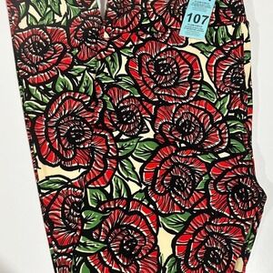 New Old Stock LuLaRoe Rose Leggings Size TC